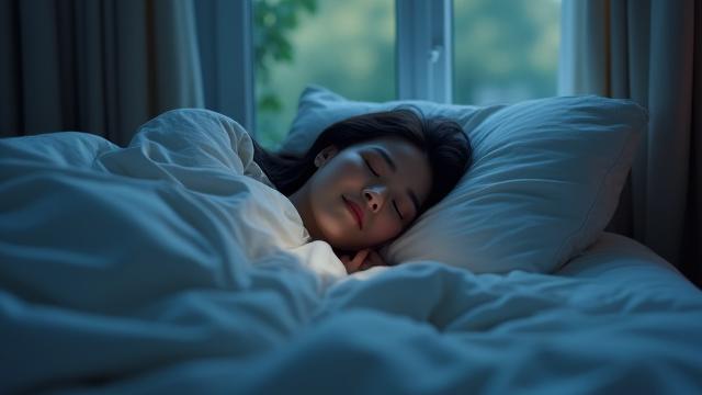 Person sleeping soundly